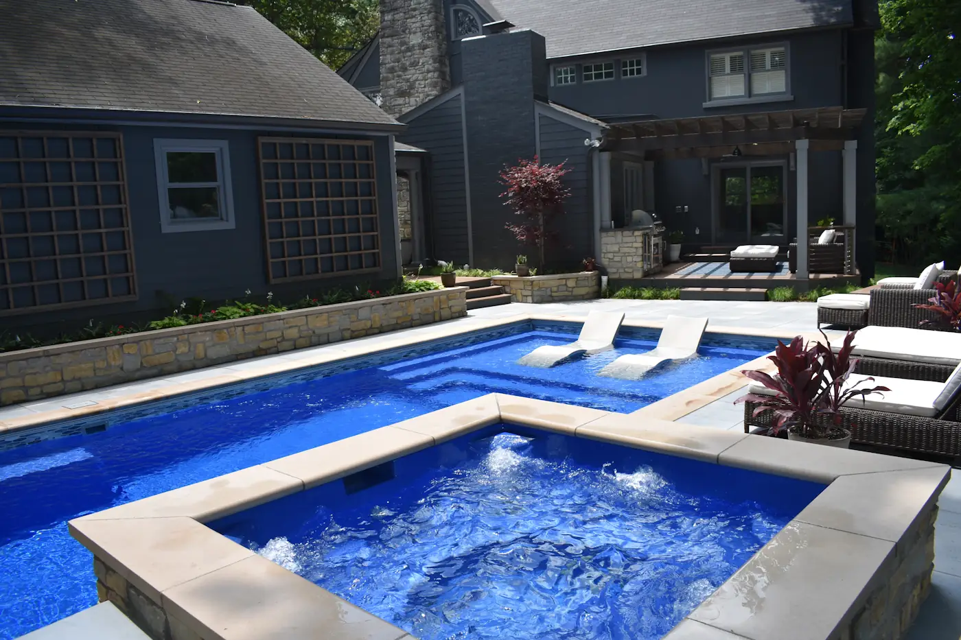 Fiberglass pool installations and Backyard Transformations for Dallas-Fort Worth